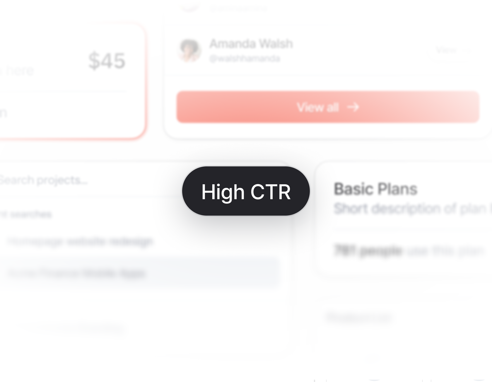 Use pre-built components grounded in what actually works feature illustration